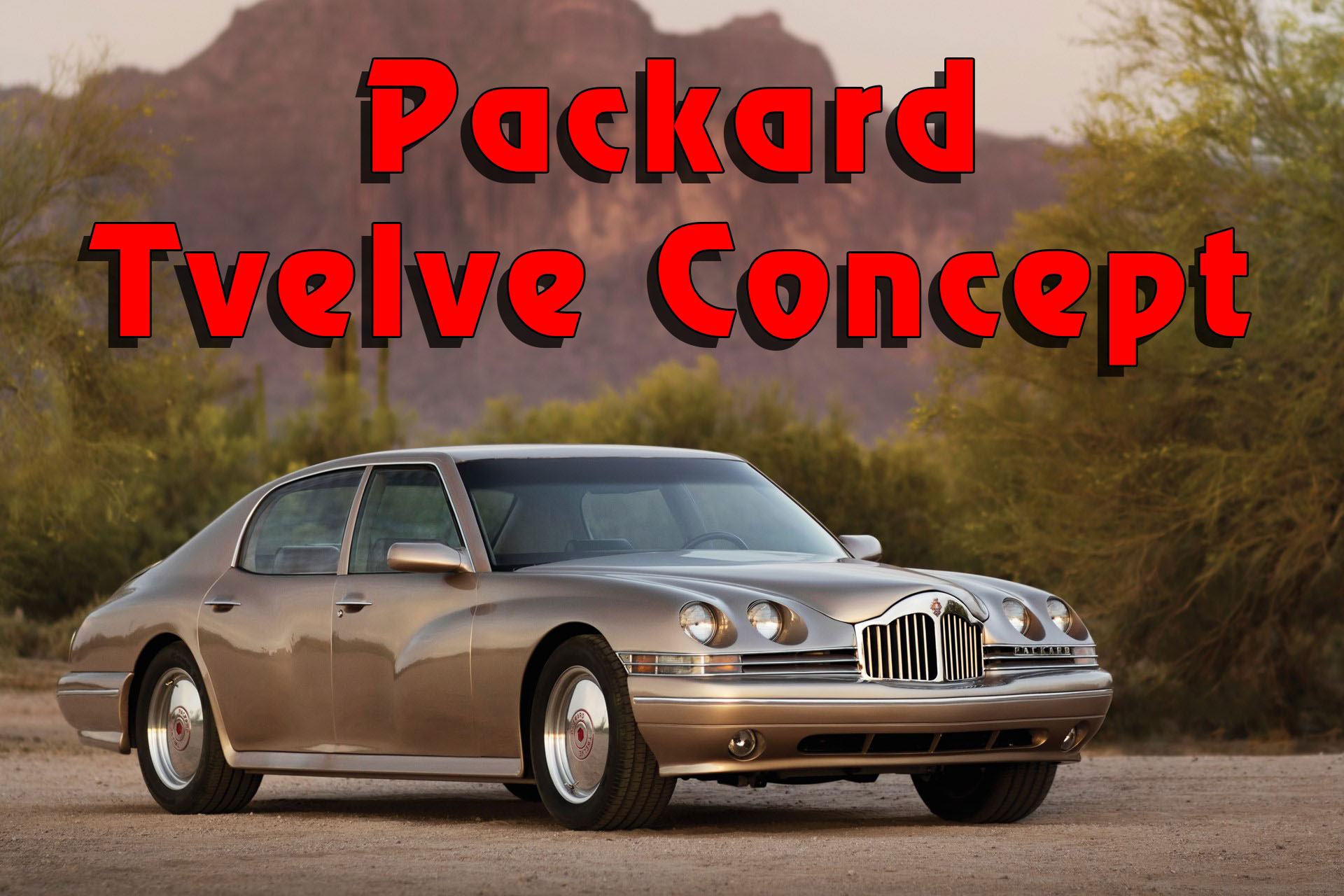 Amerykański koncept retrolimuzyny czyli Packard Tvelve Concept