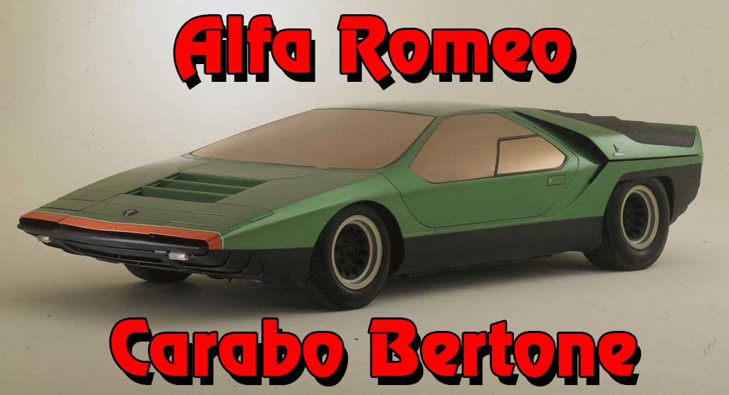 Italski klin owadzi czyli Alfa Romeo Carabo Bertone