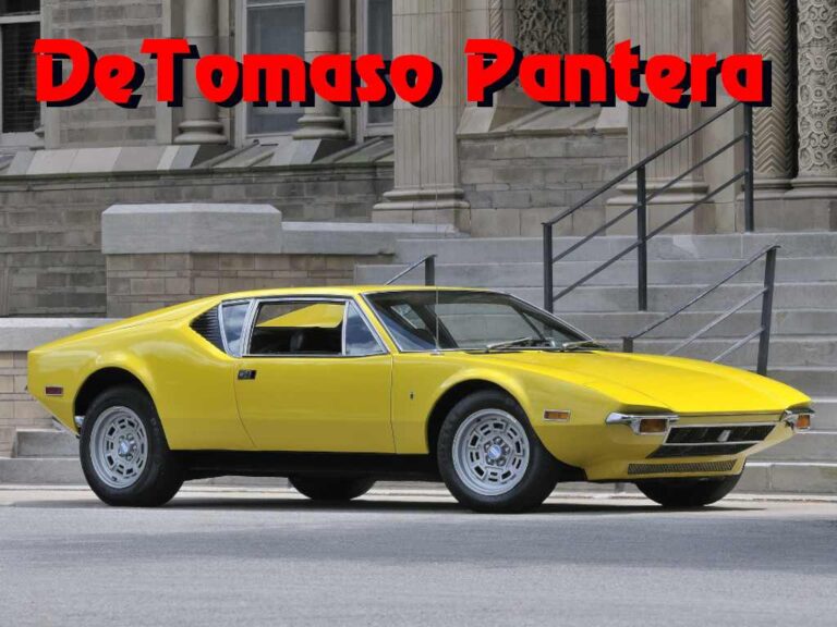 Włoski kot z jankeskim sercem czyli De Tomaso Pantera