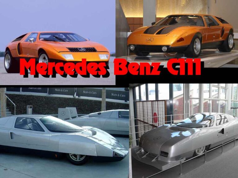 Rotacyjna gwiazda koncepcyjna czyli Mercedes-Benz C111