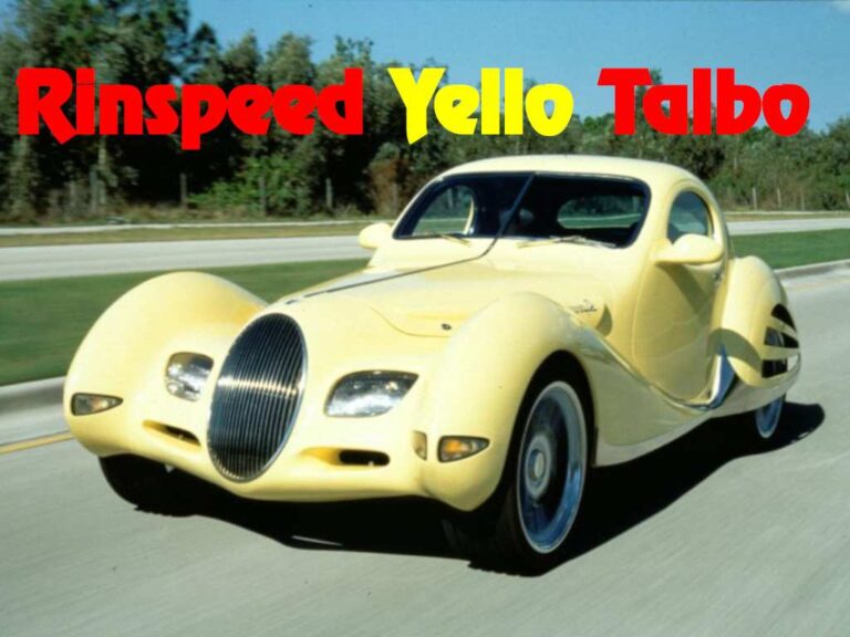 Szwajcarska interpretacja francuskiej maszyny czyli Rinspeed Yello Talbo